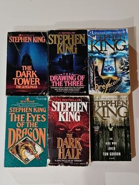Stephen King Dark Tower Fantasy & SciFi Vintage Paperback Book Lot
